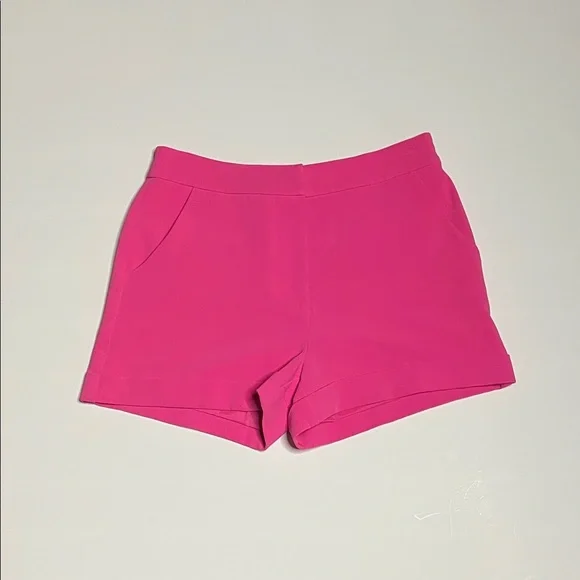 CINQ A SEPT. Crepe Elaine Short in Neon Pink. Size 0. - Picture 1 of 6